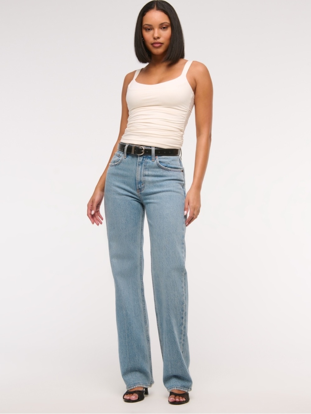 Abercrombie & Fitch Curve Love High Rise 90s Relaxed Jean